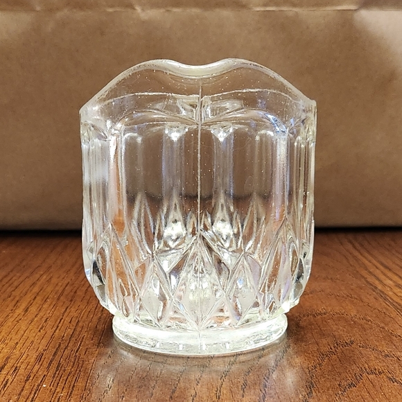 Vintage Bartlett Collins Etched Glass Footed Creamer and Sugar Bowl - Picture 3 of 16